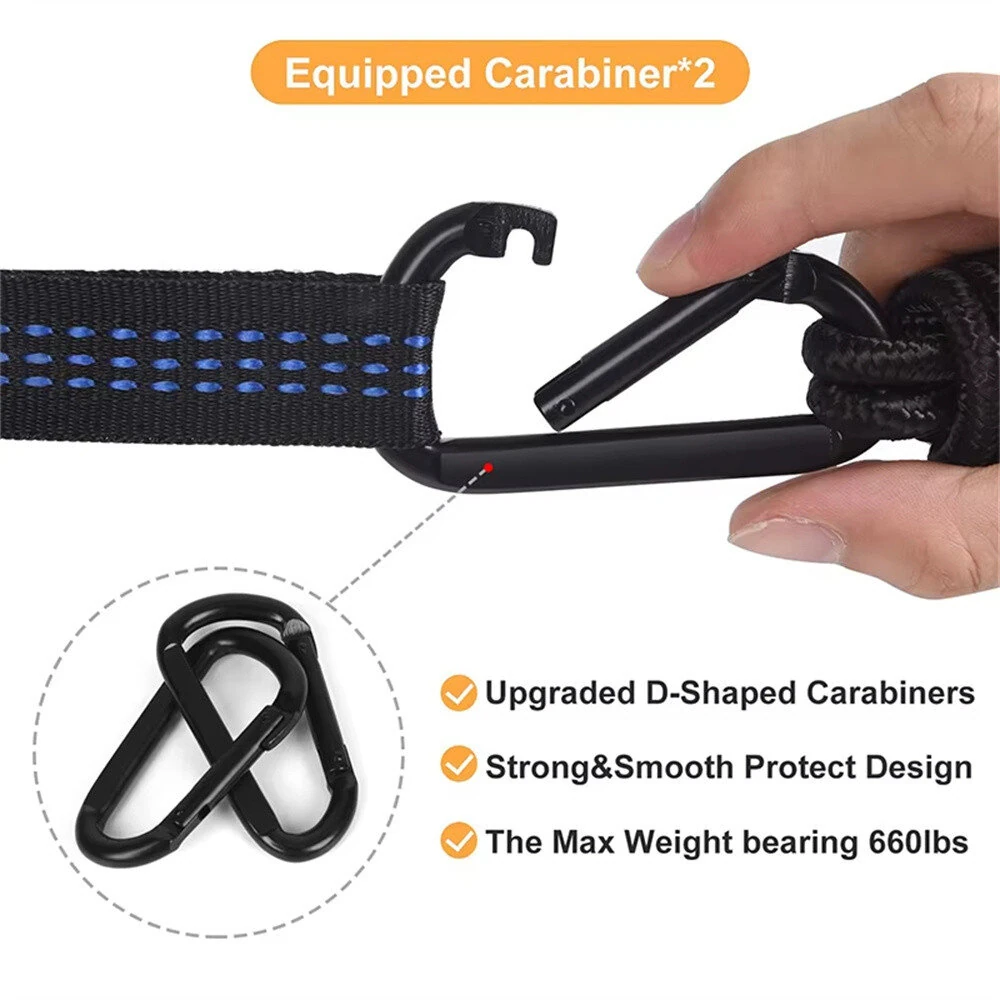 (image for) IPRee Portable Parachute Hammock 270x140cm Camping Survival Outdoor Indoor Hammock for Backyard Patio Hiking Travel